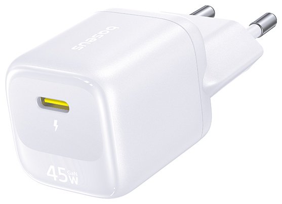 Зарядное устройство Baseus FN22 1C 45W EU USB Type-C 45 Вт белый купить,NaN