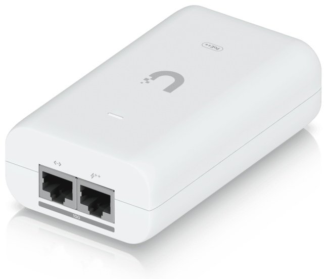 Ubiquiti PoE инжектор 10G PoE++ Adapter (60W) UACC-PoE++-10G 1 шт, пластик