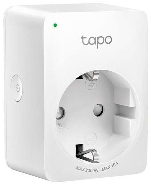 TP-LINK накладная Tapo P100 27-00008020, умная розетка цвет белый купить,NaN