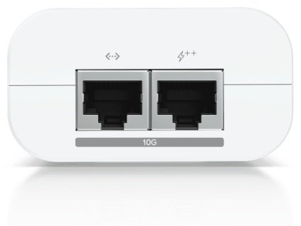 Ubiquiti PoE инжектор 10G PoE++ Adapter (60W) UACC-PoE++-10G 1 шт, пластик