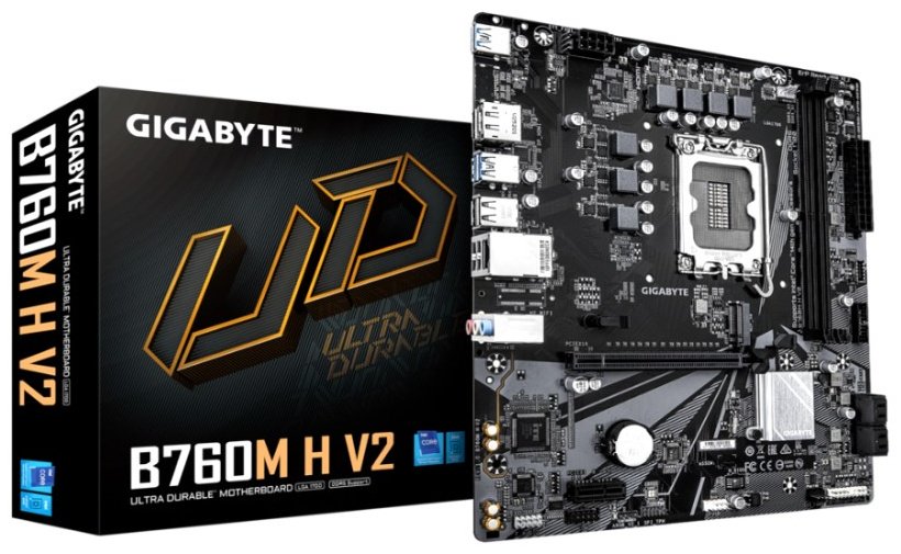 Материнская плата GIGABYTE B760M H V2 купить,NaN