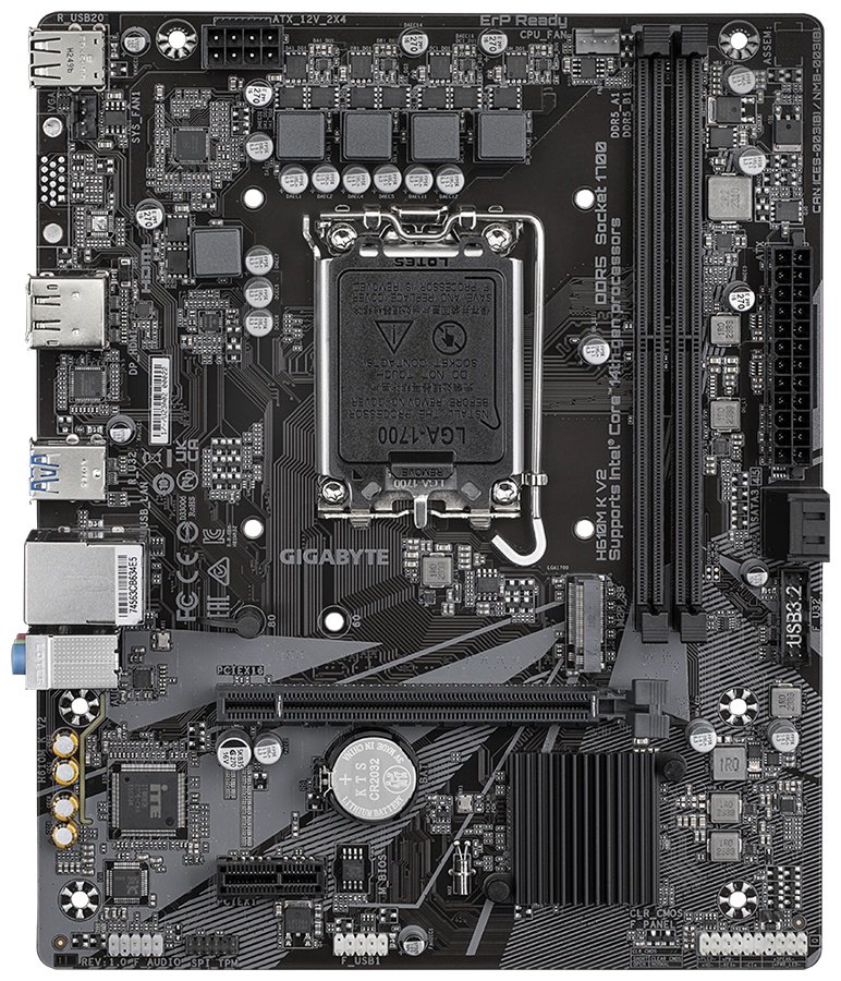Материнская плата GIGABYTE H610M K V2 купить,NaN
