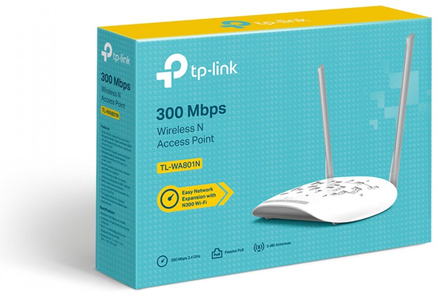 Wi-Fi точка доступа TP-LINK TL-WA801N белый