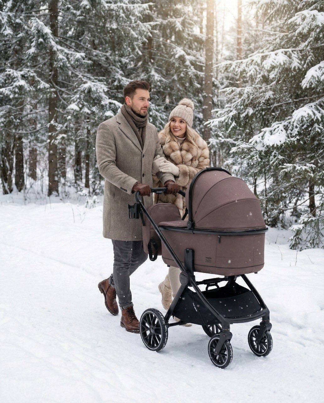 Коляска универсальная 2 в 1 Pituso Mayla Plus MPLS/555-Devine Cocoa, коричневый - ForteMarket Коляска универсальная 2 в 1 Pituso Mayla Plus MPLS/555-Devine Cocoa, коричневый купить,273500