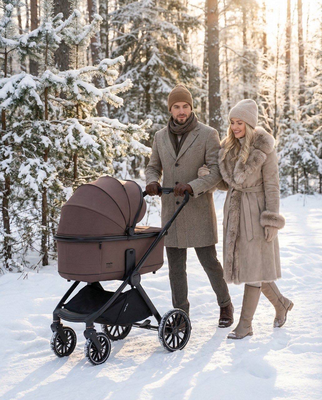 Коляска универсальная 2 в 1 Pituso Mayla Plus MPLS/555-Devine Cocoa, коричневый - ForteMarket Коляска универсальная 2 в 1 Pituso Mayla Plus MPLS/555-Devine Cocoa, коричневый купить,273500