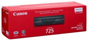 Картриджи Canon 725 черный