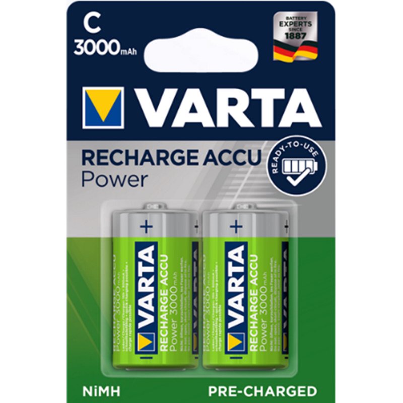 Аккумуляторные батареи Varta C NIMH 1.2V 2 шт