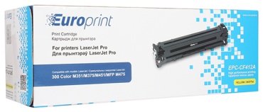 Картриджи Europrint EPC-CF412A желтый