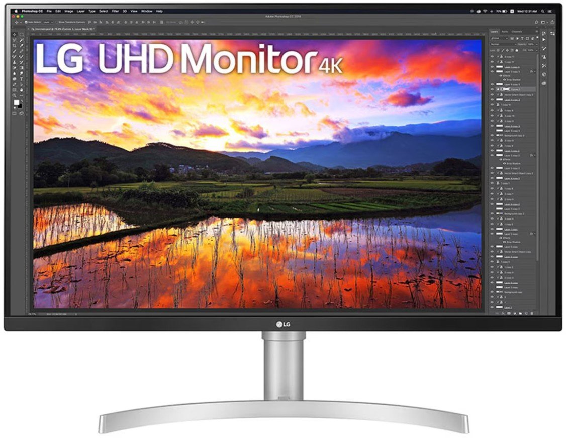 Монитор 31.5" LG 32UN650K-W.ARUZ серебристый