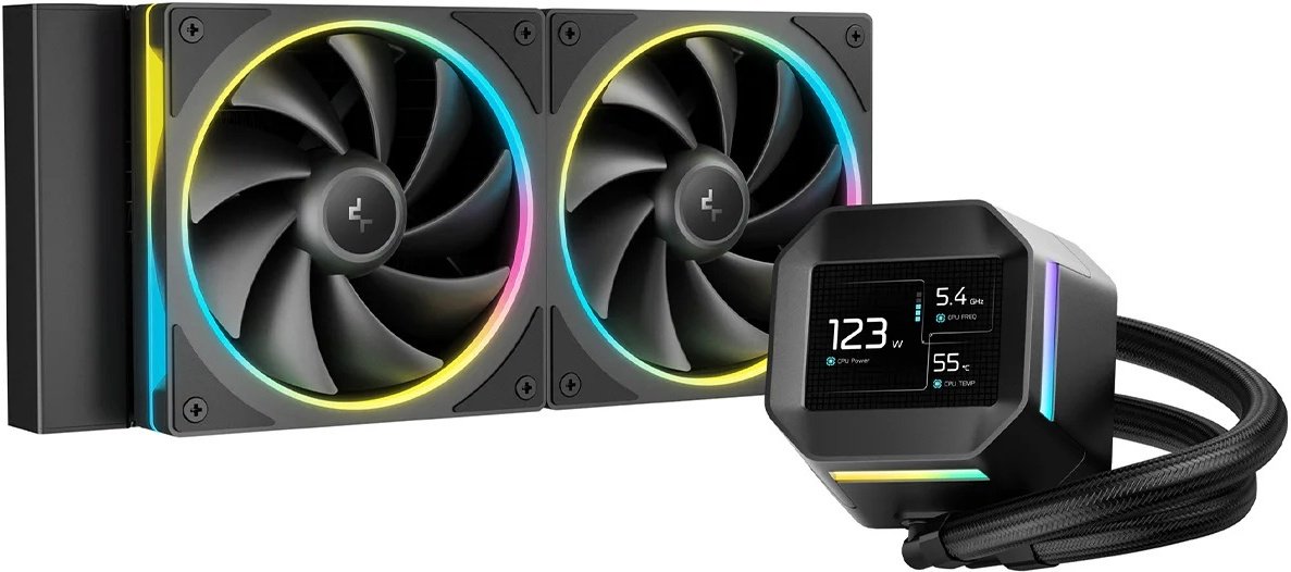 Система охлаждения Deepcool LM240 черный купить,NaN