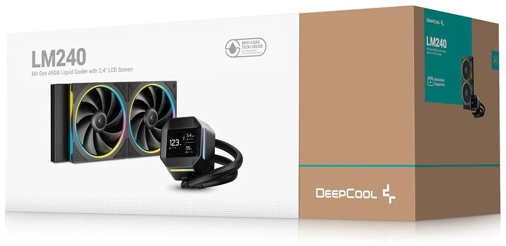 Система охлаждения Deepcool LM240 черный купить,NaN