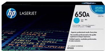 Картриджи HP 650A CE271A голубой (cyan)