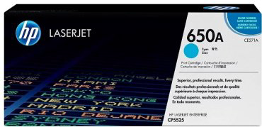 Картриджи HP 650A CE271A голубой (cyan)
