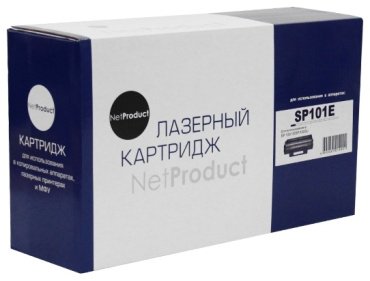 Картриджи NetProduct N-SP101E с чипом черный