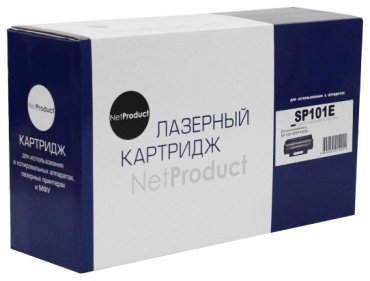 Картриджи NetProduct N-SP101E с чипом черный