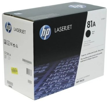 Картриджи HP 81A CF281A черный купить,NaN