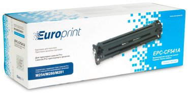 Картриджи Europrint EPC-CF541A голубой