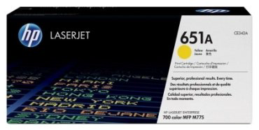 Картриджи HP CE342A желтый