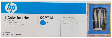 Картриджи HP Q3971A голубой (cyan)