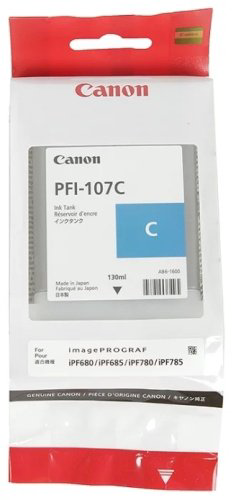 Картриджи Canon PFI-107C голубой