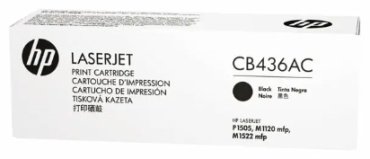 Картриджи HP CB436AC черный