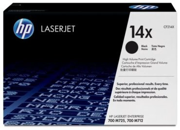 Картриджи HP 14X CF214X черный