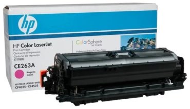 Картриджи HP CE263A пурпурный (magenta)