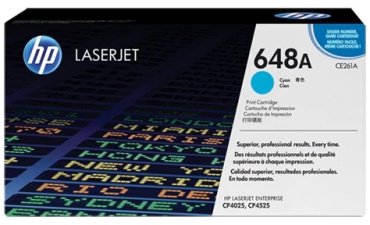 Картриджи HP 648A CE261A голубой (cyan)