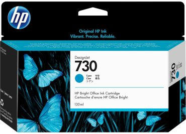 Картриджи HP 730 P2V62A голубой