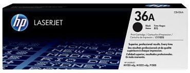 Картриджи HP 36A CB436A черный