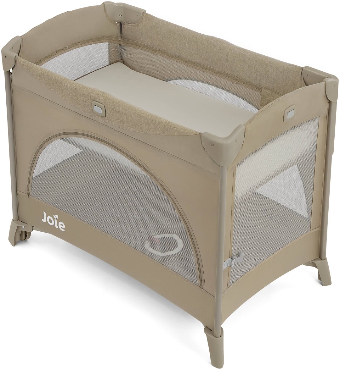 Приставная кровать Joie Kubbie Sleep Toffee, для детей от 0 до 3-х лет без функции качания