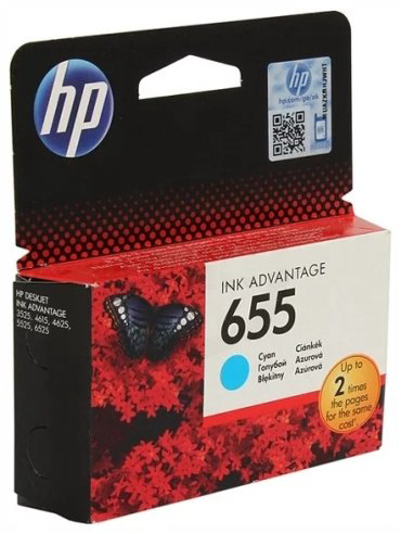 Картриджи HP CZ110AE 655 голубой