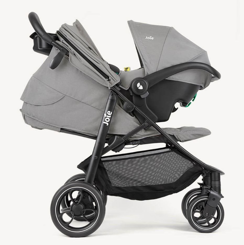 Коляска прогулочная Joie Litetrax Pebble, серый - ForteMarket Коляска прогулочная Joie Litetrax Pebble, серый купить,109900