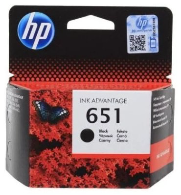 Картриджи HP 651 C2P10AE черный