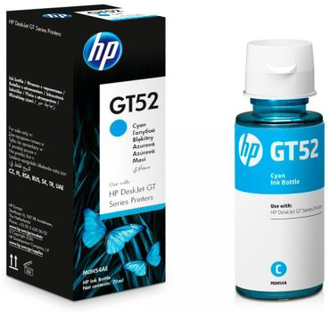Картриджи HP GT52 M0H54AE голубой (cyan)