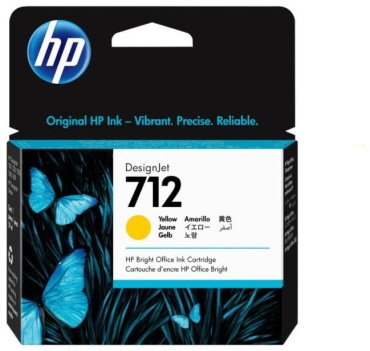 Картриджи HP 712 3ED69A желтый (yellow)
