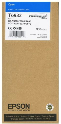 Картриджи Epson T6932 C13T693200 голубой (cyan)