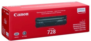 Картриджи Canon 728 черный