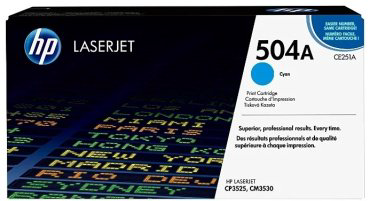 Картриджи HP 504A CE251A голубой (cyan)