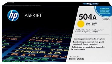 Картриджи HP 504A CE252A желтый (yellow) купить,NaN