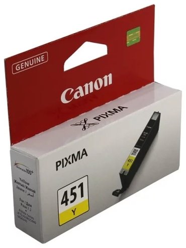 Картриджи Canon CLI-451 Y желтый купить,0