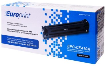 Картриджи Europrint EPC-CE410A черный