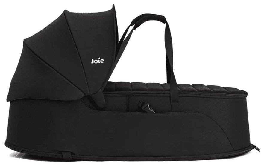 Коляска универсальная 2 в 1 Joie Litetrax Pebble/Soft Carry Cot Shale, черный, серый