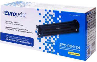 Картриджи Europrint EPC-CE412A желтый купить,NaN