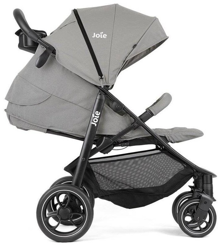 Коляска универсальная 2 в 1 Joie Litetrax Pebble/Soft Carry Cot Shale, черный, серый - ForteMarket Коляска универсальная 2 в 1 Joie Litetrax Pebble/Soft Carry Cot Shale, черный, серый купить,139900