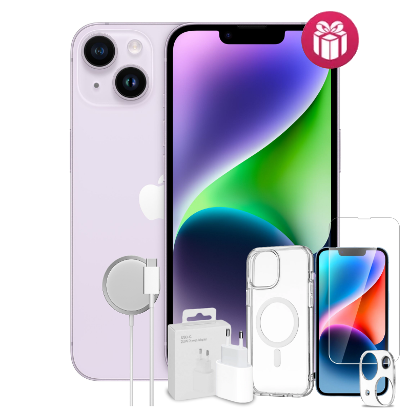 Смартфон Apple iPhone 14 128GB Purple + 5 подарков