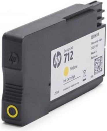 Картриджи HP 712 3ED79A желтый купить,50682