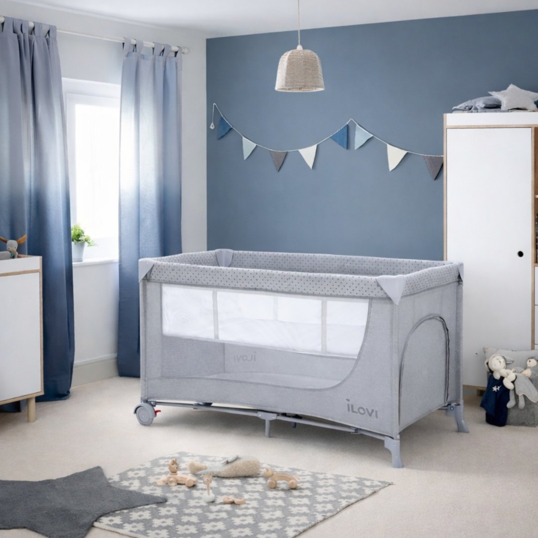 Манеж-кровать iLovi Nest Plus, для детей от 0 до 5-ти лет без функции качания купить,28800