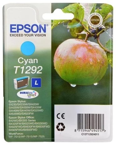 Картриджи Epson C13T12924011 голубой