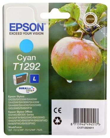 Картриджи Epson C13T12924011 голубой